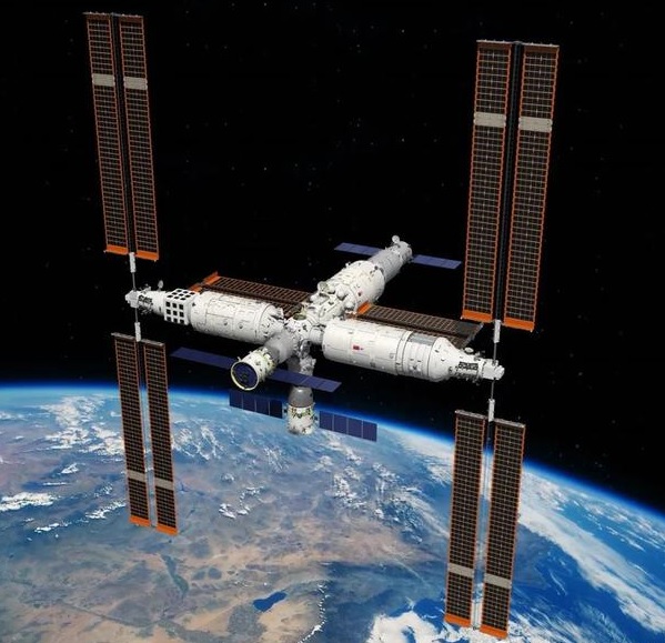 Лабораторният модул Уънтиен се скачи с китайската космическа станция